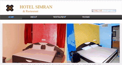 Desktop Screenshot of hotelsimranbikaner.com